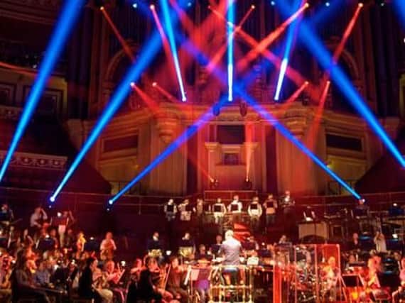 The show features orchestral version of rock classics