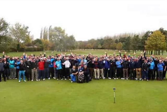 The golf day for Lewis