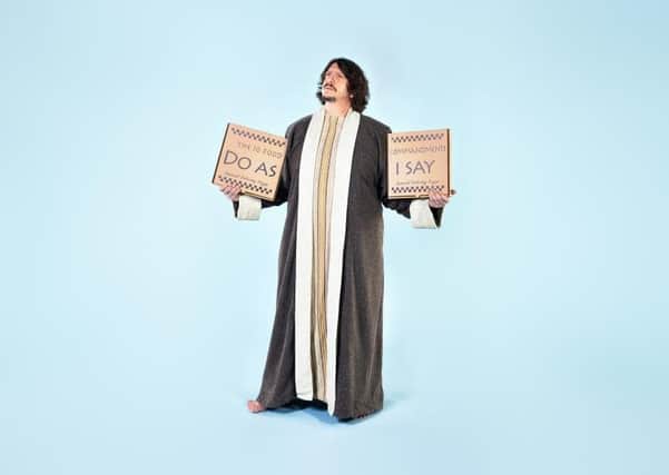 Jay Rayner is a 'culinary Moses' in The Ten (Food) Commandments. Picture by Levon Biss.