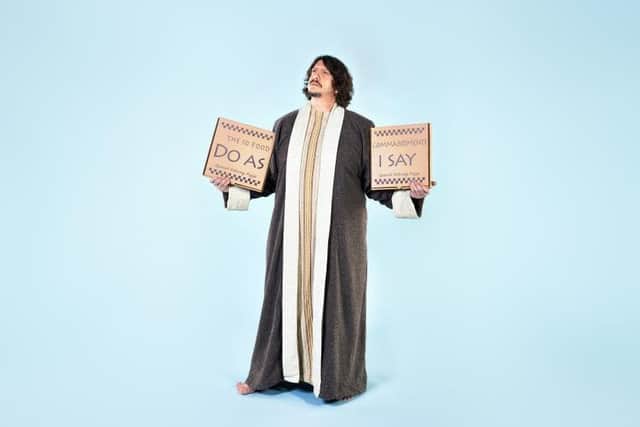 Jay Rayner is a 'culinary Moses' in The Ten (Food) Commandments. Picture by Levon Biss.
