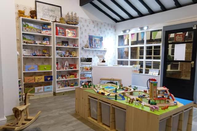 The bosses say the store hopes to inspire play and imagination.
