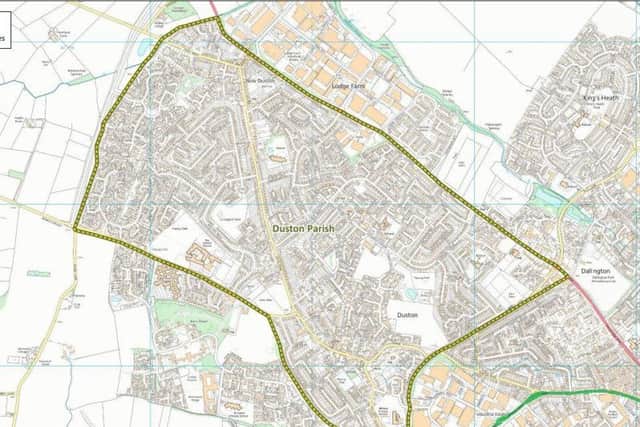 Current Duston Parish boundaries