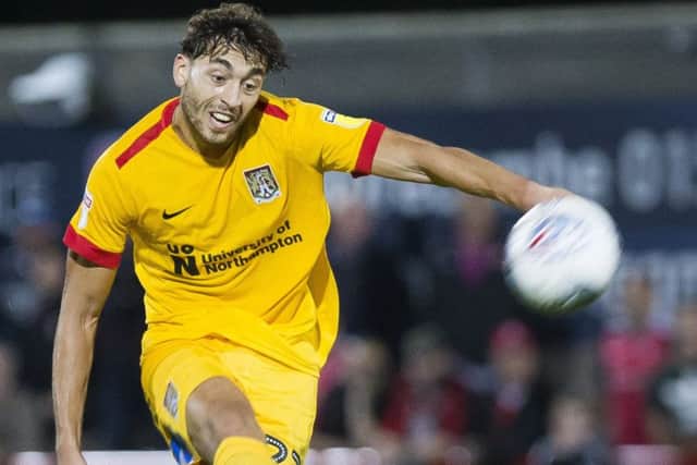 Matt Crooks enjoyed a dream first half at Macclesfield, scoring a hat-trick as the Cobblers claimed a big victory