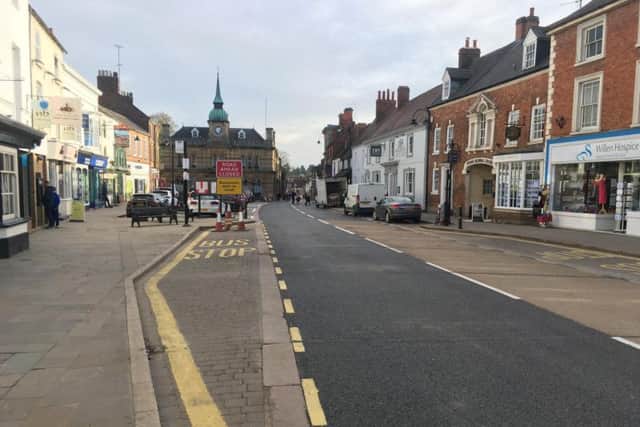 Towcester has been described as a "ghost town" with roadworks set to last until next month