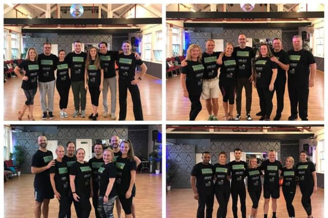The 24 couples have been split into six dance groups for the competition this year.