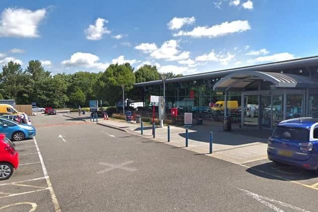 The pushchairs were stolen from the Roadchef services in Northampton, known to many as Rothersthorpe Services