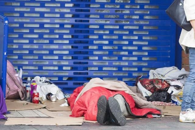 Rough sleepers in Northampton