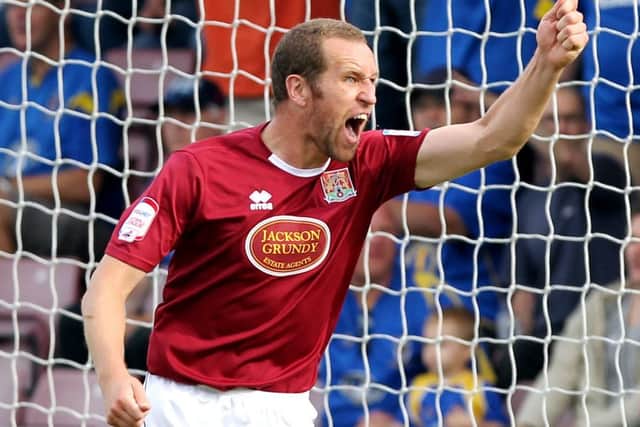 Crewe manager David Artell played 14 times for the Cobblers in 2012 before suffering a long-term injury