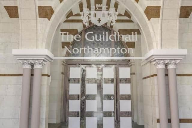 An artist's impression of the proposed security door. It would replace a wooden sliding door.