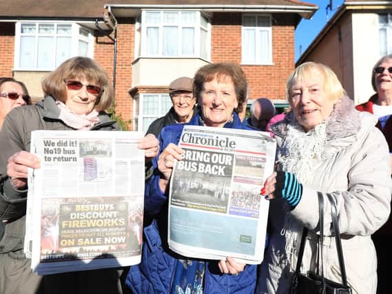 Kingsley's pensioners are celebrating the promised return of a vital bus route.