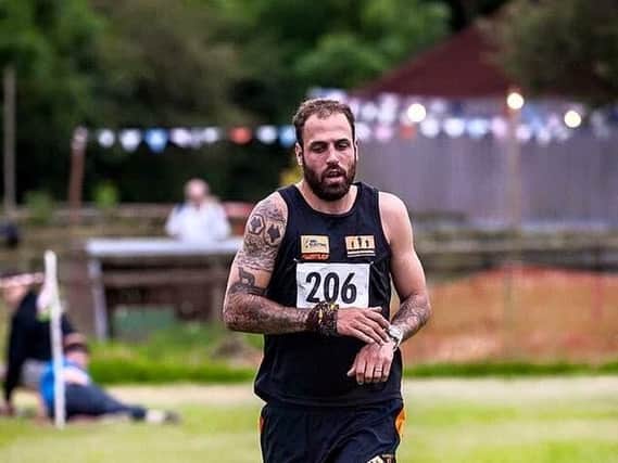 Chris Lamb is running to and from 12 London football league stadiums to raise money for his best mate.