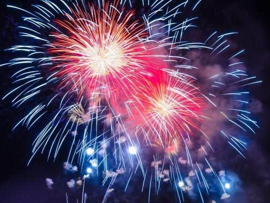The fireworks in Hall Park, Rushden, are off