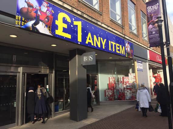 Abington Street's former BHS store has opened as a pop-up Christmas shop.