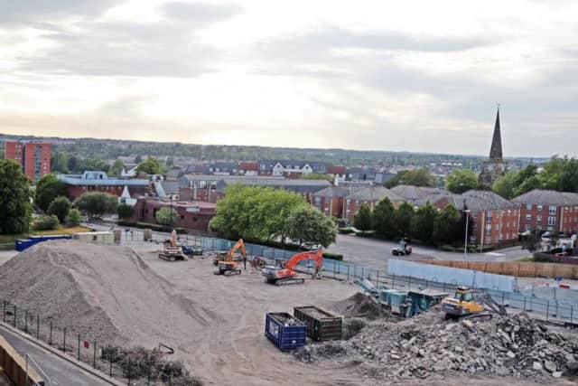 The Greyfriars site in 2015, weeks after the demolition of the old bus station