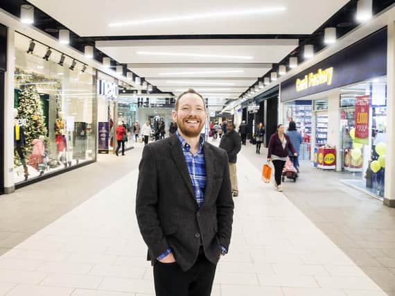 James Roberts has totally transformed a previous shopping centre and now he is looking forward to getting stuck into improving the Grosvenor Centre. 
Picture: Kirsty Edmonds.