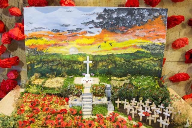 It took Mrs Smith hours to make her memorial