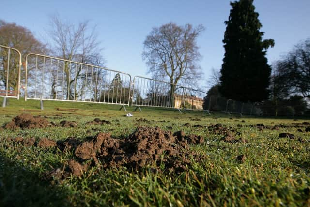 The council wants to keep parks in a good condition after events are held on them