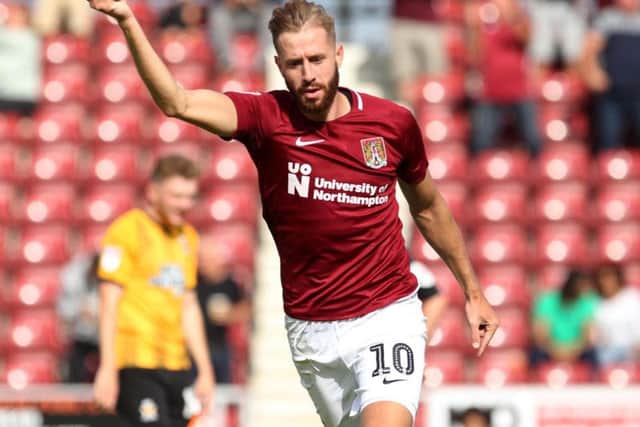Kevin van Veen equalised late on for the Cobblers, only for the Imps to snatch it