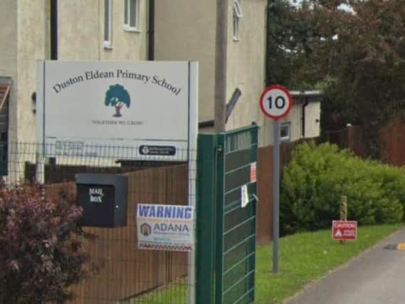 Duston Eldean Primary School has warned parents of suspicious activity in their area.
