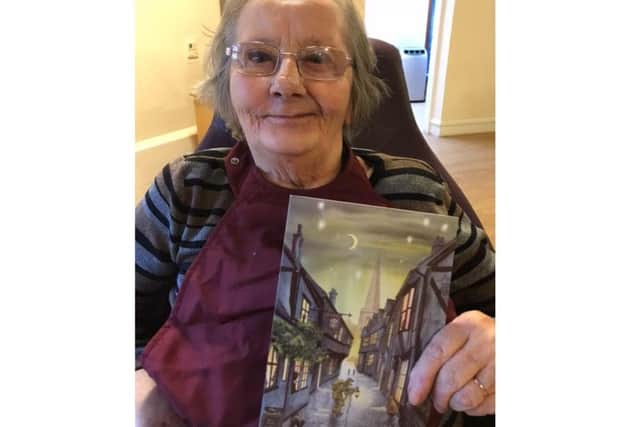 There were no members of staff around when Valerie fell from her chair.