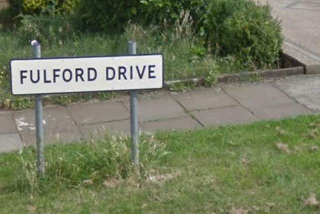 Four men are wanted after they were spotted at a burglary in Fulford Drive.