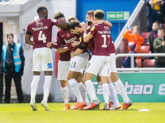 Cobblers have won their last three league games.