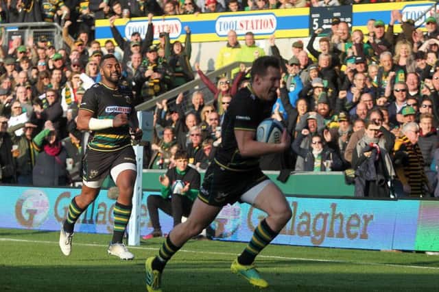 Fraser Dingwall scored his first Saints try in fine fashion