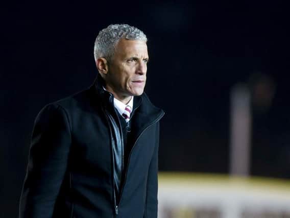 Mixed day: Keith Curle admitted his side weren't at their best on Saturday. Picture: Kirsty Edmonds