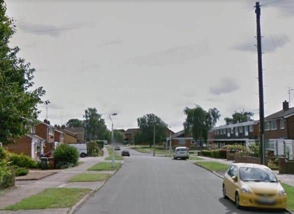 The attempted robbery took place in Fulford Drive.