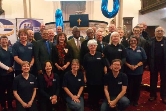 One of the founders of Northampton Street Pastors, Bishop Donnovan Allen led the celebration service and two current Street Pastors talked about their experiences and how they felt guided to go where help was needed.