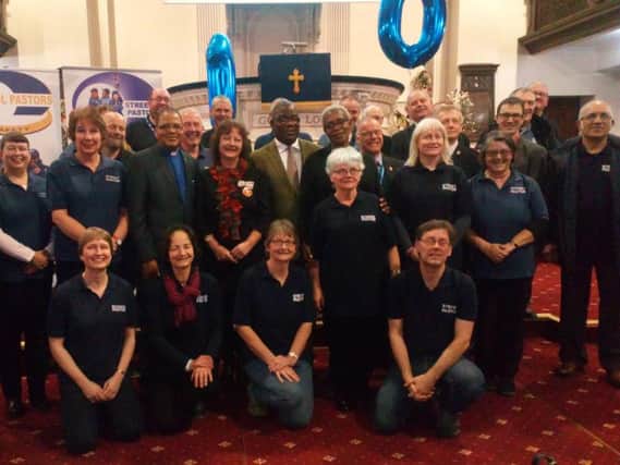 One of the founders of Northampton Street Pastors, Bishop Donnovan Allen led the celebration service and two current Street Pastors talked about their experiences and how they felt guided to go where help was needed.