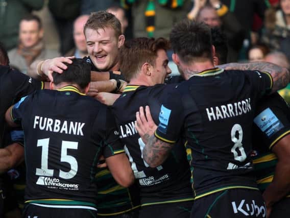 David Ribbans battled flu as he impressed against Wasps last weekend (picture: Sharon Lucey)