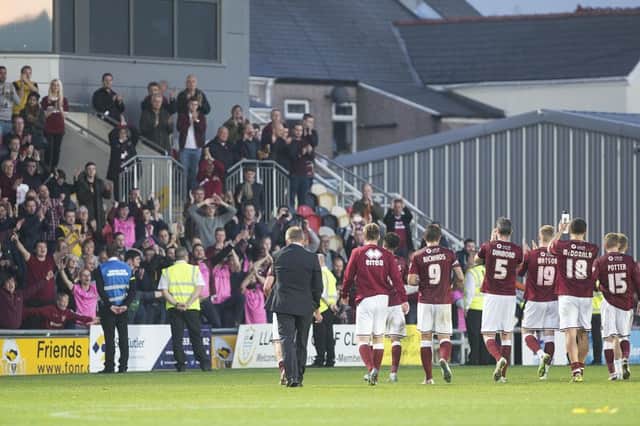 It was an emotional afternoon the last time Cobblers played at Newport in 2015. Pictures: Kirsty Edmonds