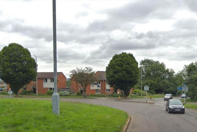 The incident happened in Rothersthorpe Road.