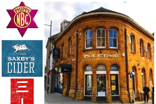 Three county brewers have teamed up to open a pop-up bar in Northampton town centre.
