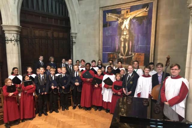 The St Matthew's choir.