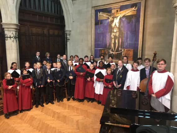 The St Matthew's choir.