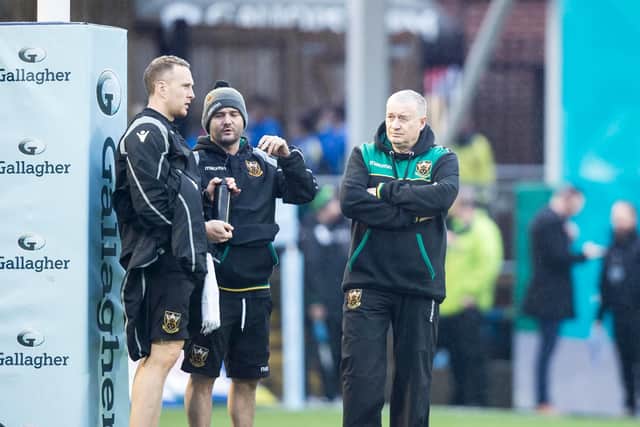 Chris Boyd saw his Saints side suffer a last-gasp defeat to Newcastle Falcons (picture: Kirsty Edmonds)