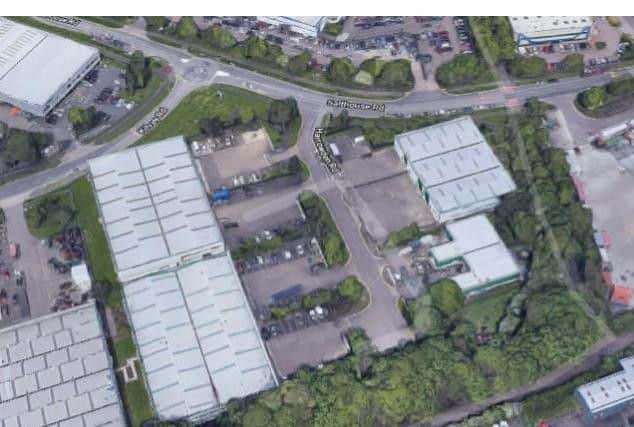 A birds eye view of Totstop Day Nursery and the next door unit that it has taken over (bottom right of the cul de sac)