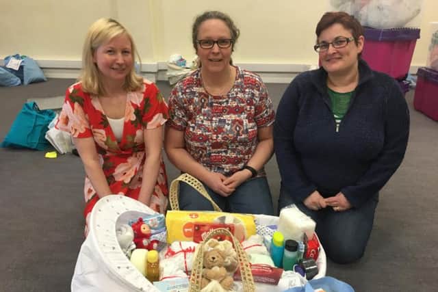 Pictured L-R: Volunteers, Julie Baninbridge, Angie Kennedy and Micki Carey-Slater. They also work alongside Sabrina Oakey.