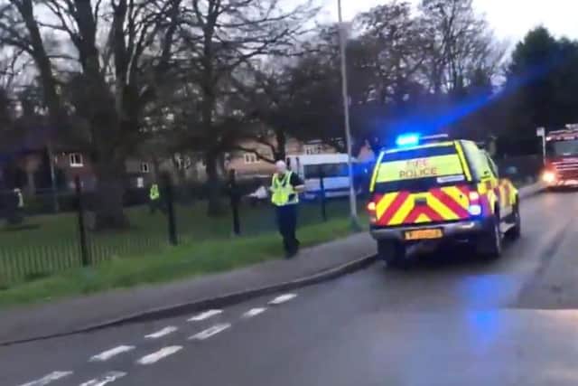 Residents in Cowley Close have been praised for their bravery helping children out of a stricken minibus.