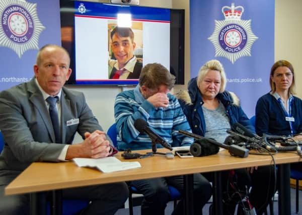Ian and Caroline Fox (centre) issued an emotional appeal today. NNL-181219-141639005