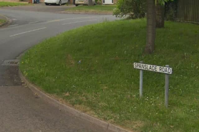The incident happened in Spanslade Close, Northampton. Did you see anything suspicious? Credit: Google Maps.