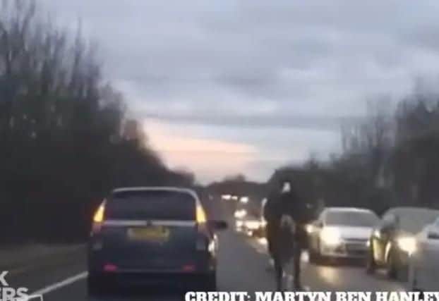 Shocking video footage emerged in February via IdiotUKDriversExposed of a reckless driver taking a horse for a walk along the A43 in Northants. The horse could be seen trotting alongside the car being pulled by a rope.