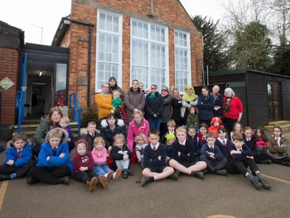 Parents and pupils at Great Creaton have been fighting the council's decision to close the school