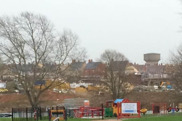 Persimmon are building some 290 houses on land in Roade.