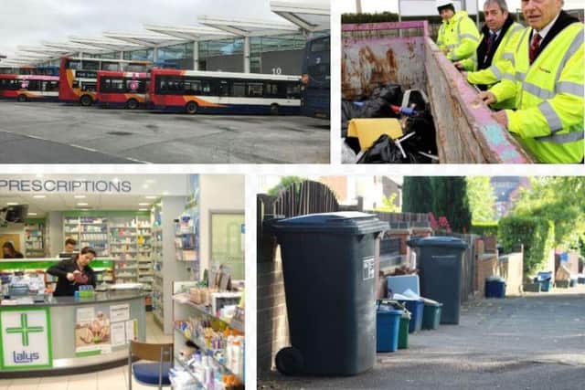 Lots of Northampton services will reduce during the Christmas period