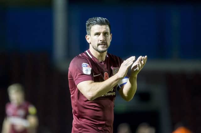David Buchanan has started all but two games for the Cobblers under Keith Curle