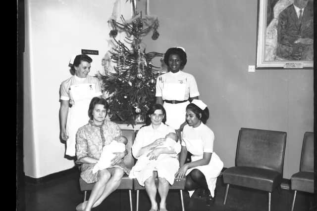Christmas babies at Barratt Maternity Home, Northampton, December 27, 1969