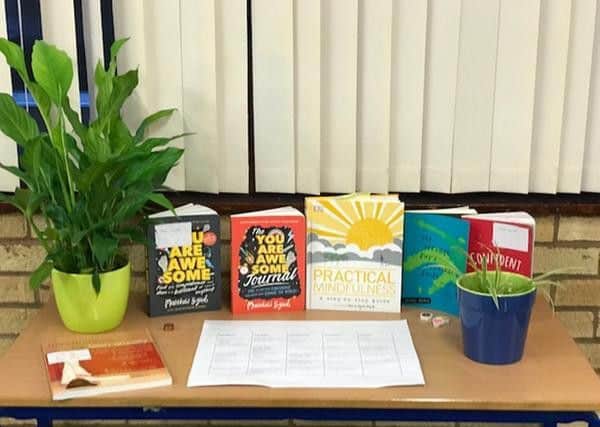 Pictures show inside the HUB at Prince William School.